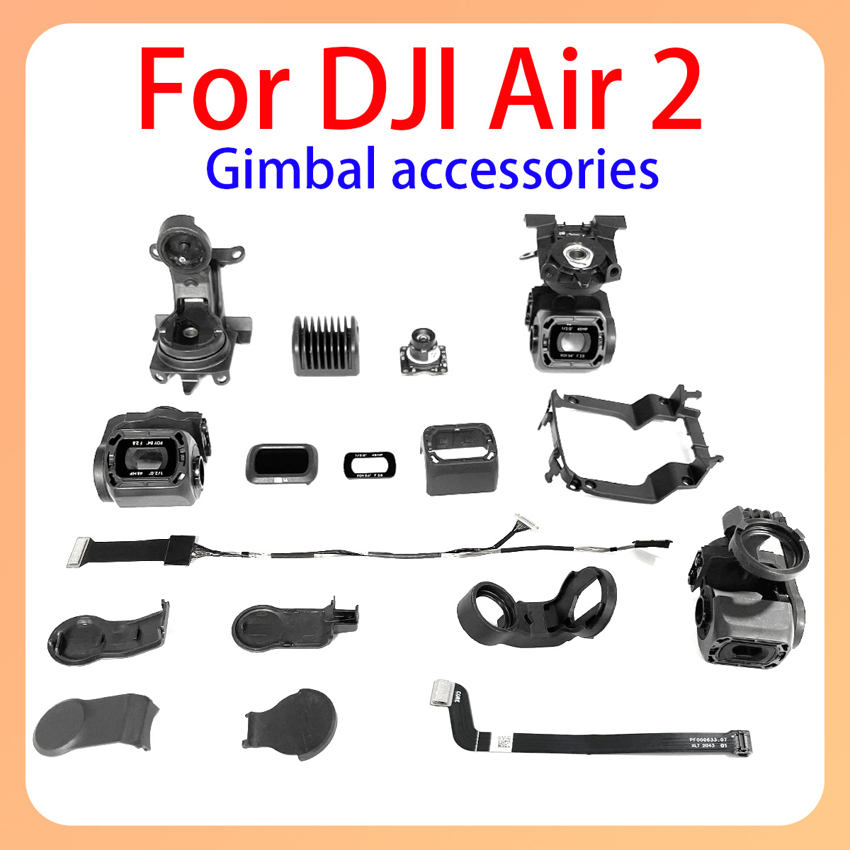 Original Mavic Air2 gimbal arm - Drone Arm recension och pris