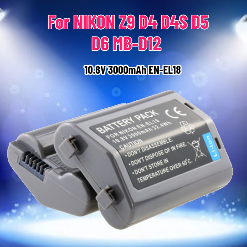 10.8V 3000mAh EN-EL18 EN-EL18A - Drone Battery recension och pris