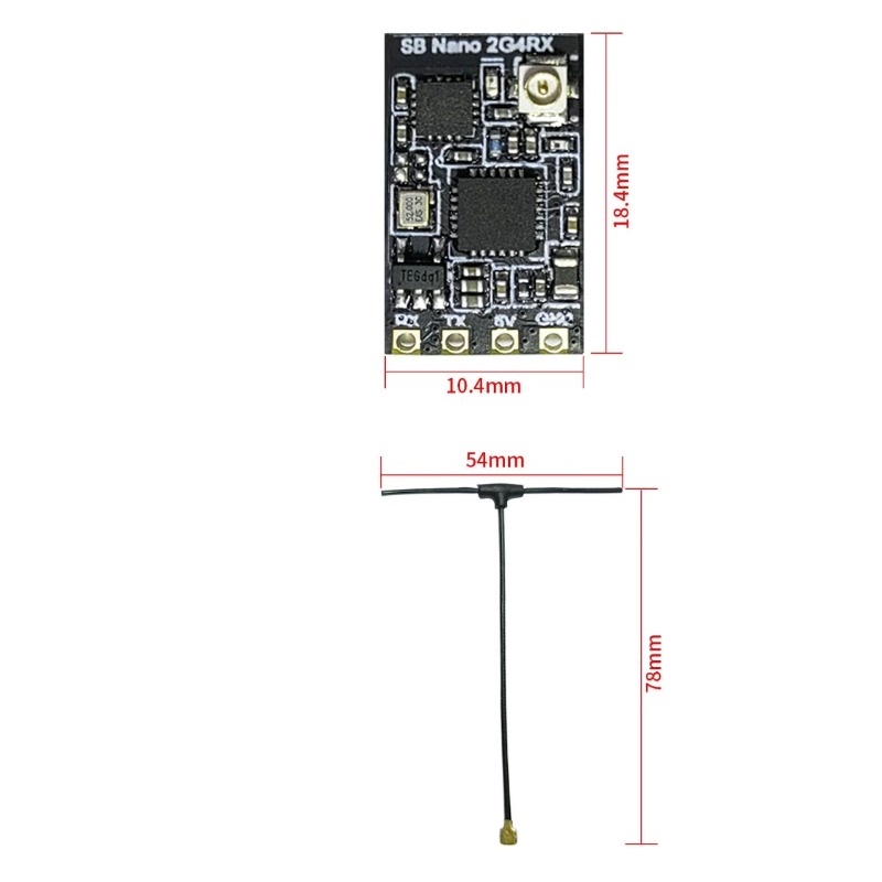 SpeedyBee Nano 2.4G ExpressLRS - Drone Receiver recension och pris