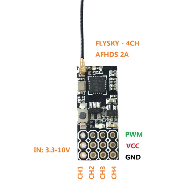 Flysky FS2A Mini Receiver 4CH  - Drone Receiver recension och pris