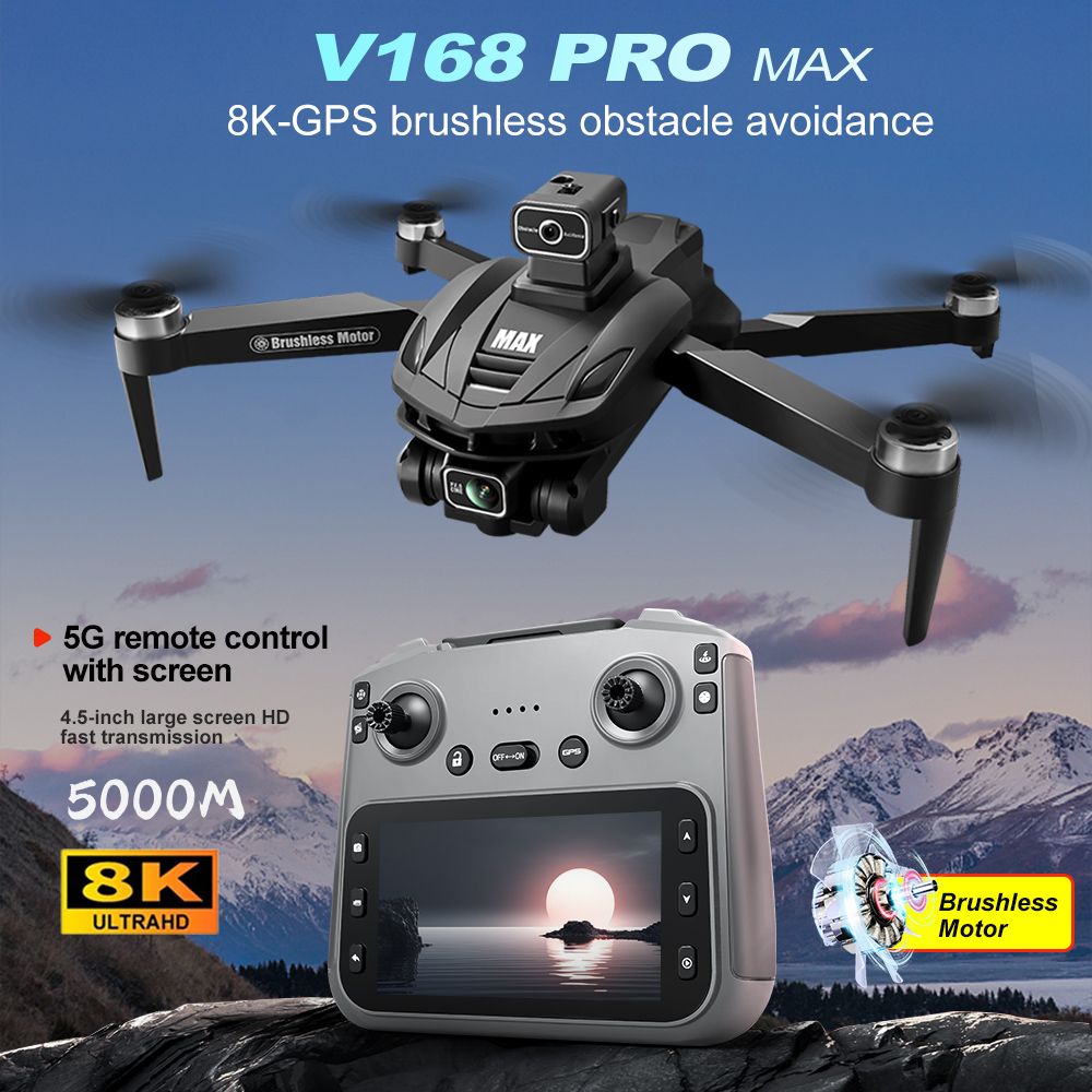 V168 PRO Max GPS Drone 8K Prof - Drone Gps Module recension och pris