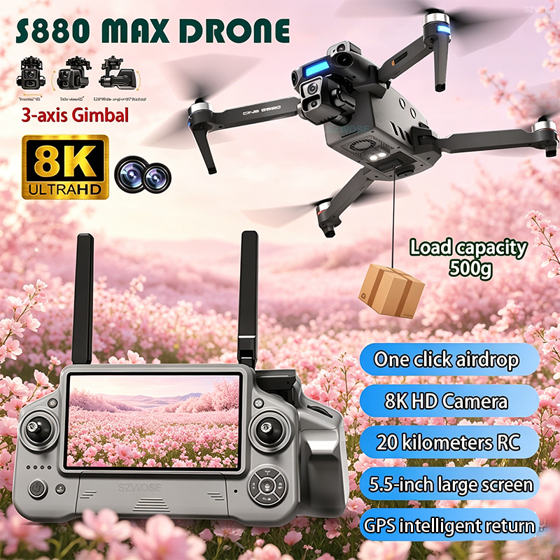 2026 New 8K Dual Camera Drone  - Drone Gps Module recension och pris