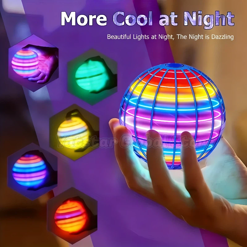 LED Light Up Flying Orb Boomer - Drone Battery recension och pris