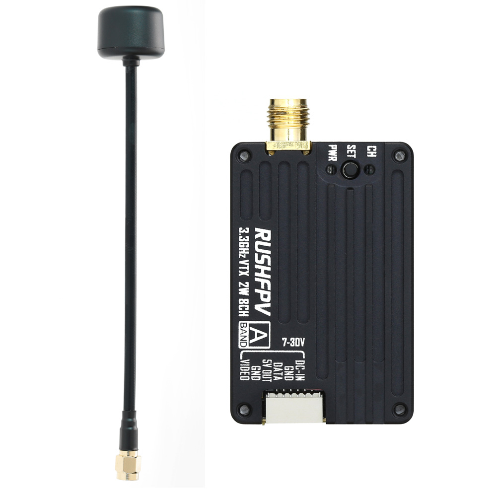 RUSHFPV 3.3G 2W VTX Transmitte - Drone Battery recension och pris