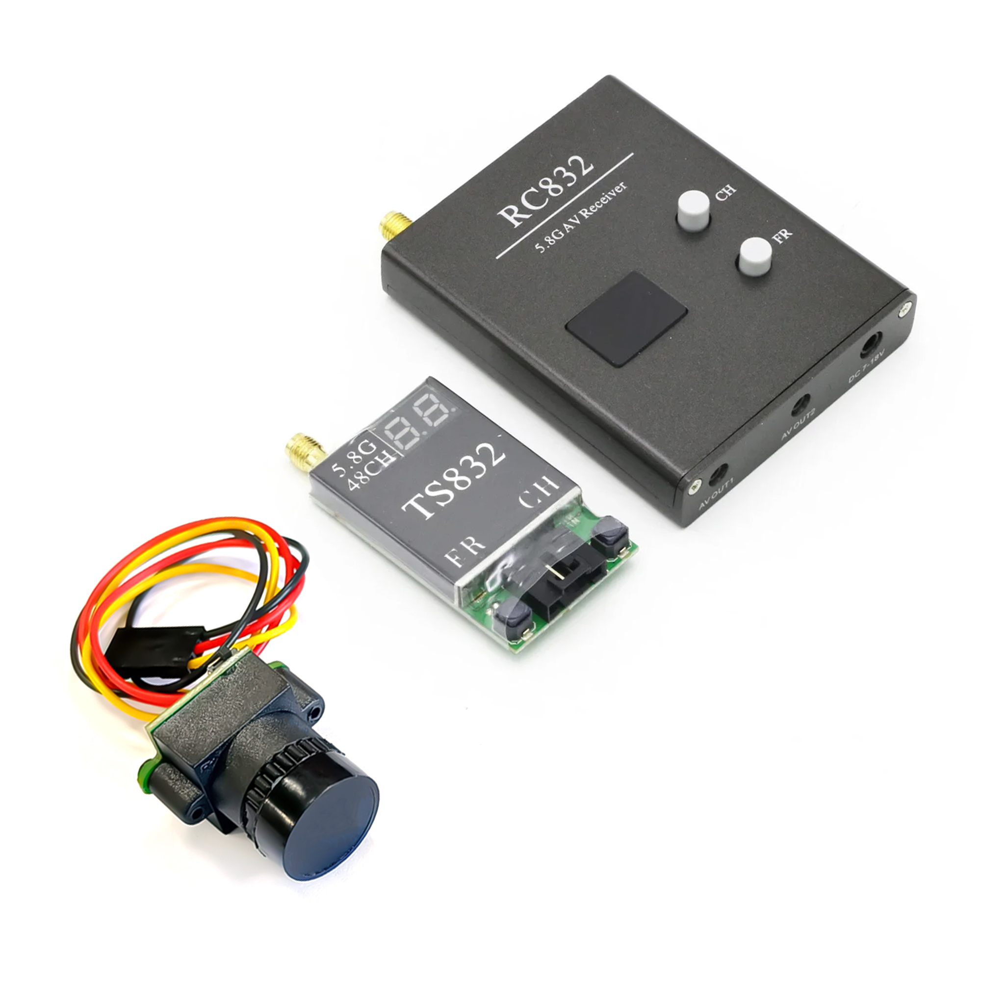 TS832 Receiver +RC832 +1000TVL - Drone Antenna recension och pris