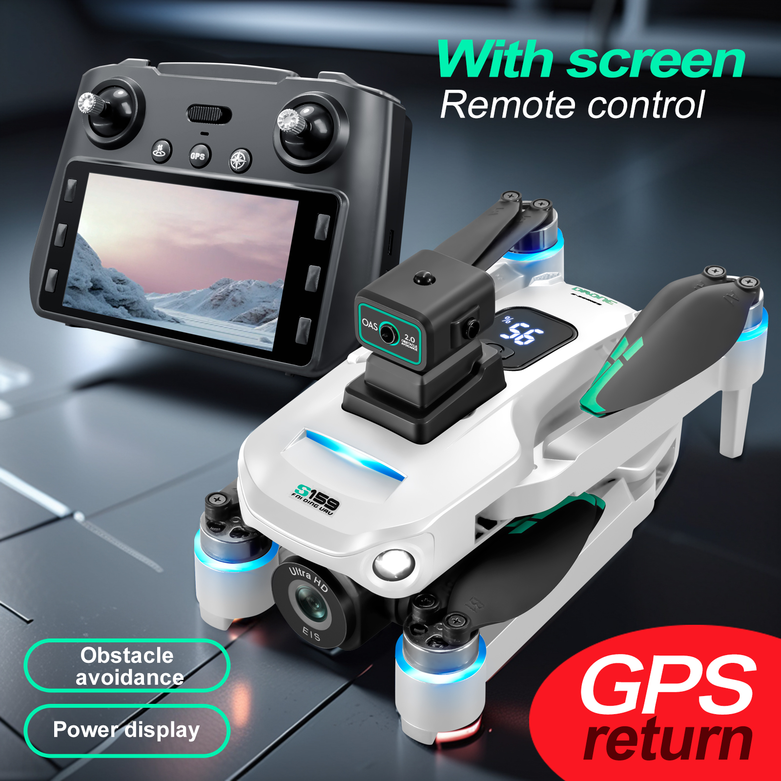 S159 GPS Drone 4K Profesional  - Drone Gps Module recension och pris